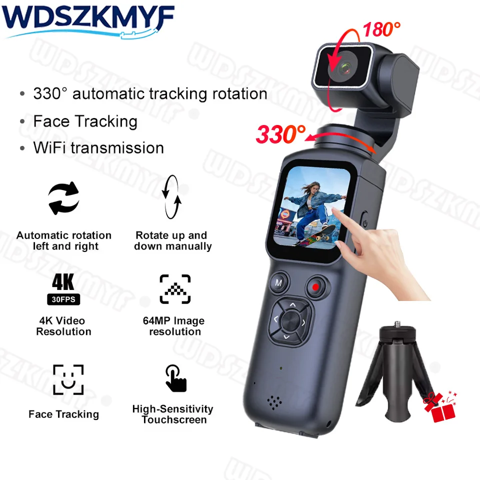 Runcam Camera - New 4K Action Camera 330° Face