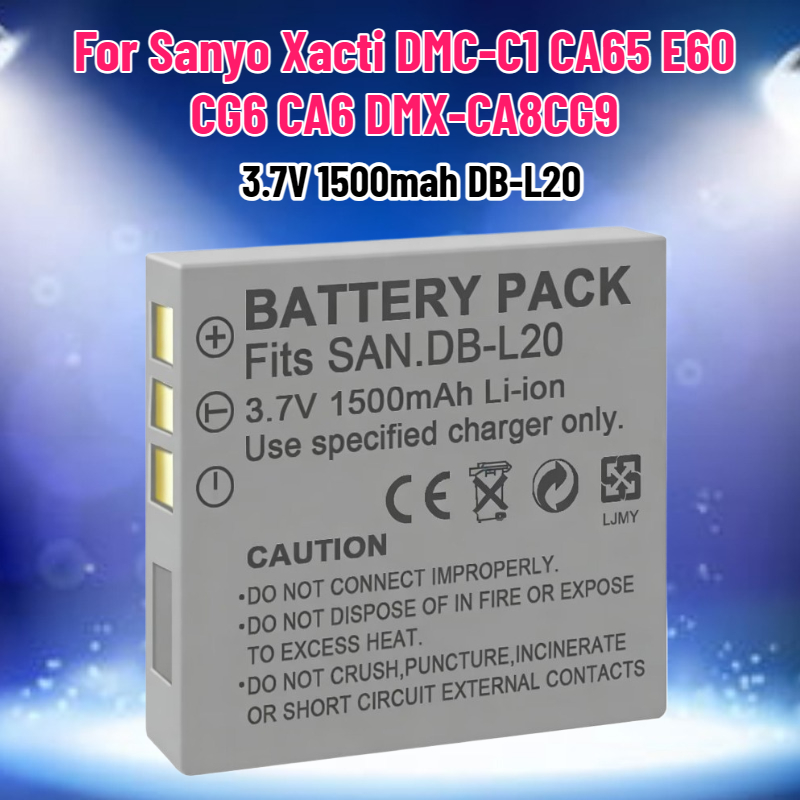 Drone - 3.7V 1500mah DB-L20 Battery for Sanyo