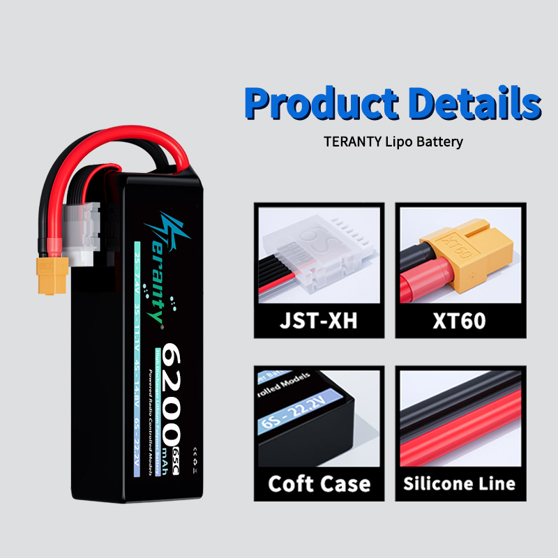 TERANTY 6S 6200mAh Lipo Batter - Lipo Battery 6S ulasan dan harga
