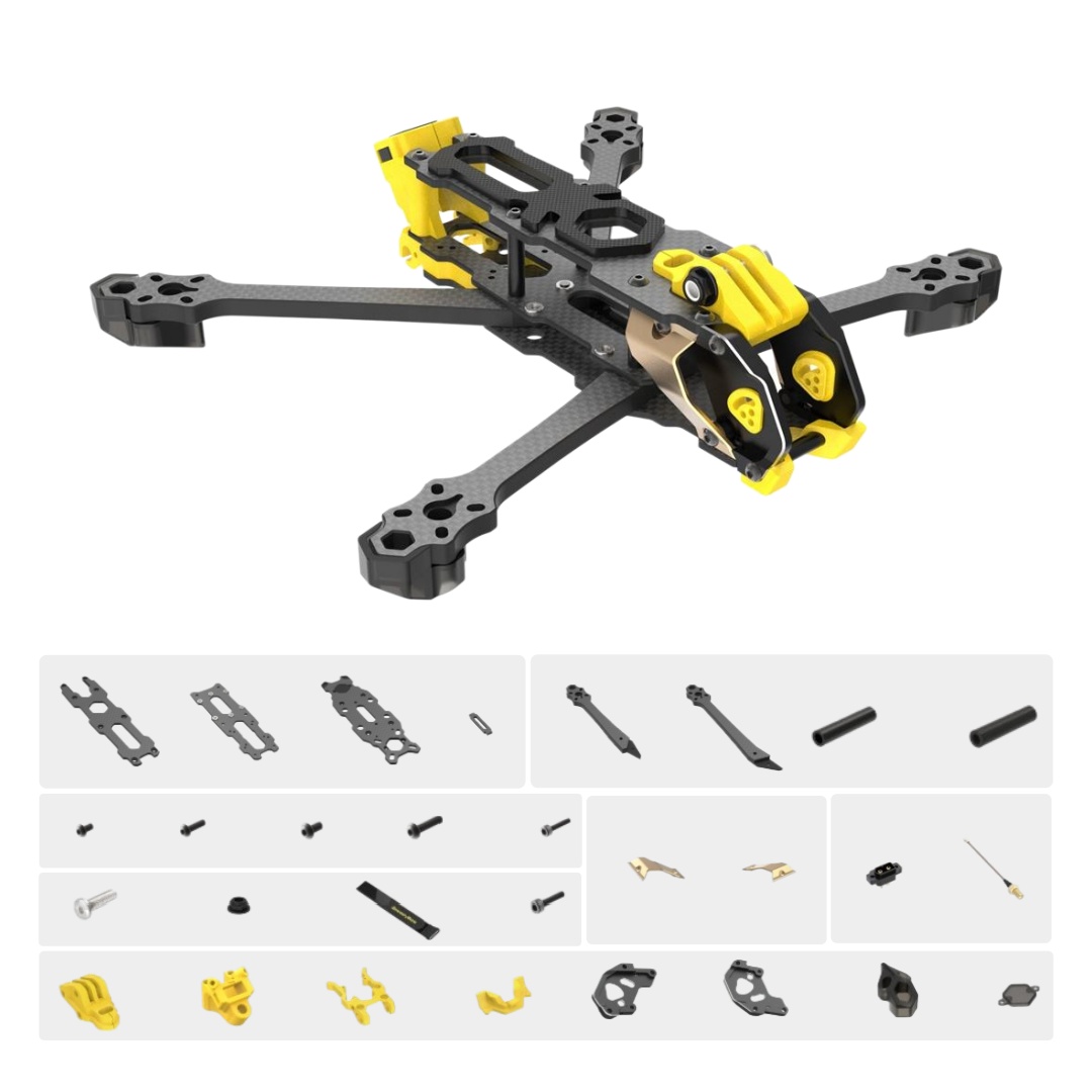 Mario 5 Frame Kit DC / XH Vers - Carbon Fiber Drone Frame ulasan dan harga