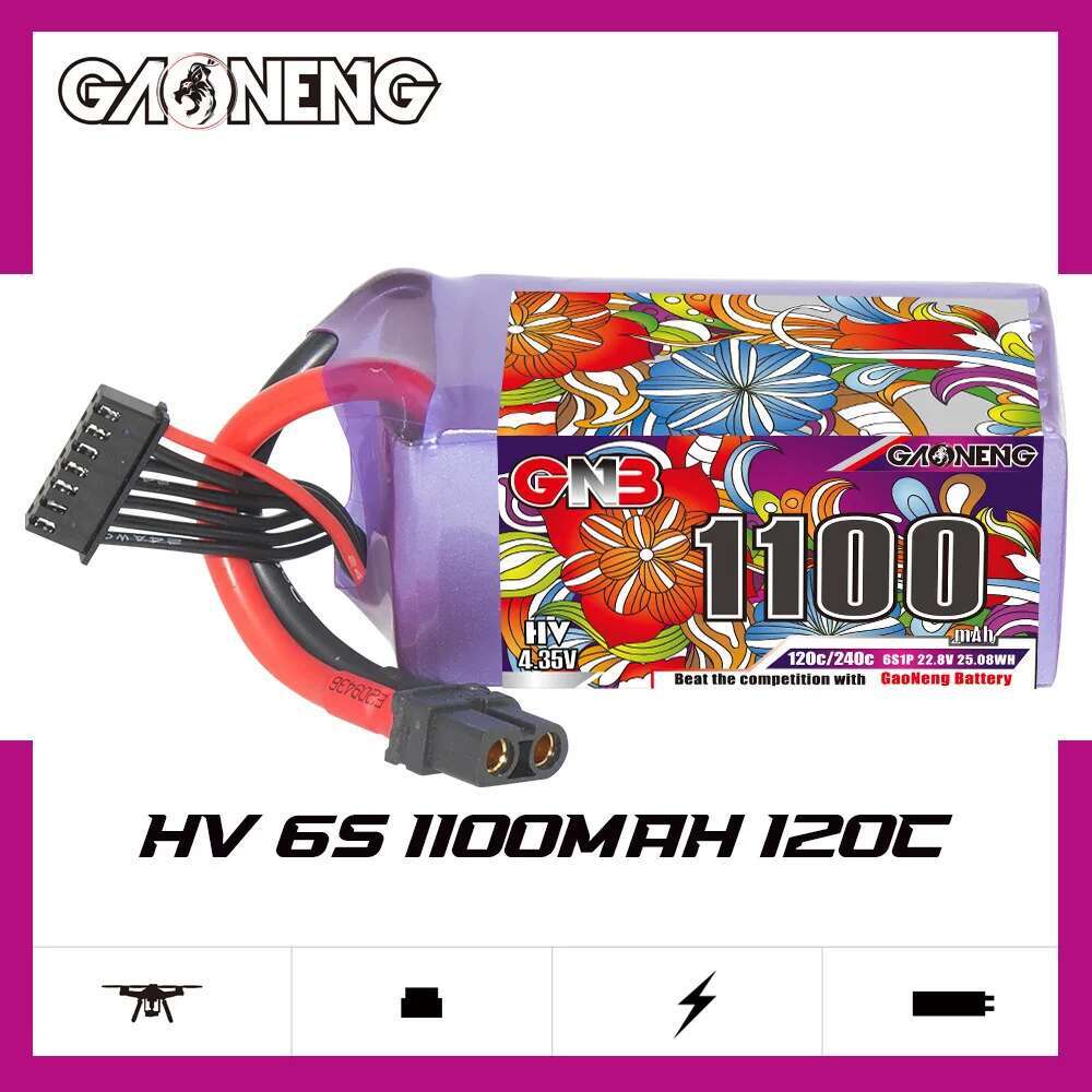 2Pcs GNB 6S Lipo Battery 22.8V - Lipo Battery 6S ulasan dan harga