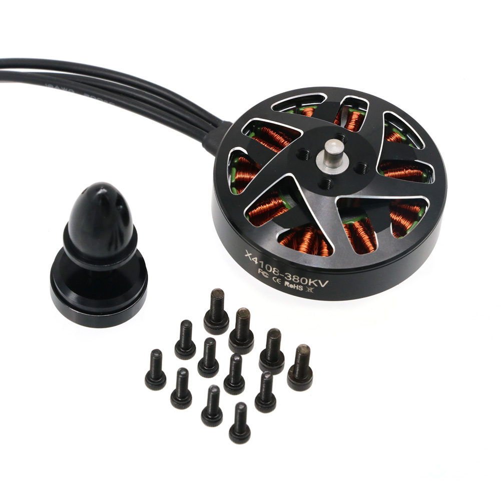 4pcs UAngel 4108 X4108 380KV 6 - Brushed Drone Motor ulasan dan harga