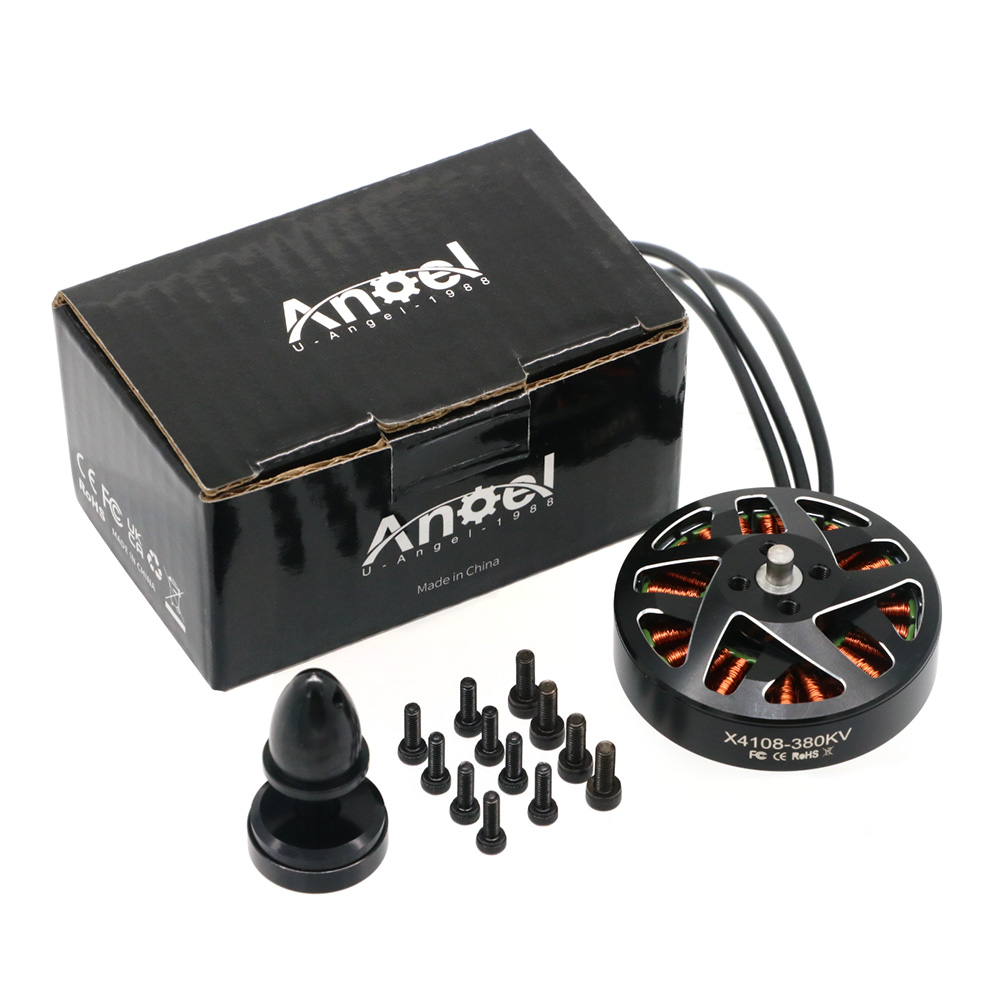 4pcs UAngel 4108 X4108 380KV 6 - Brushed Drone Motor ulasan dan harga