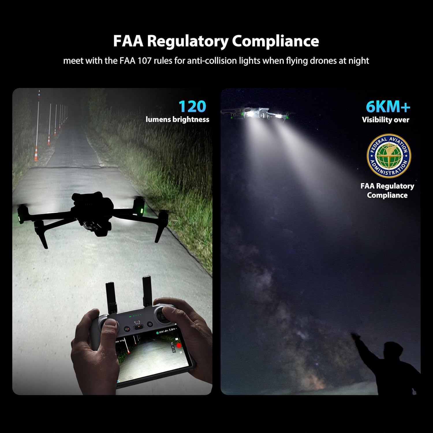 STARTRC Drone Strobe Light Ant - Drone Landing Pad ulasan dan harga