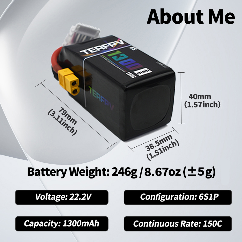 TERFPV Lipo Battery 6S 22.2V 1 - Lipo Battery 6S ulasan dan harga