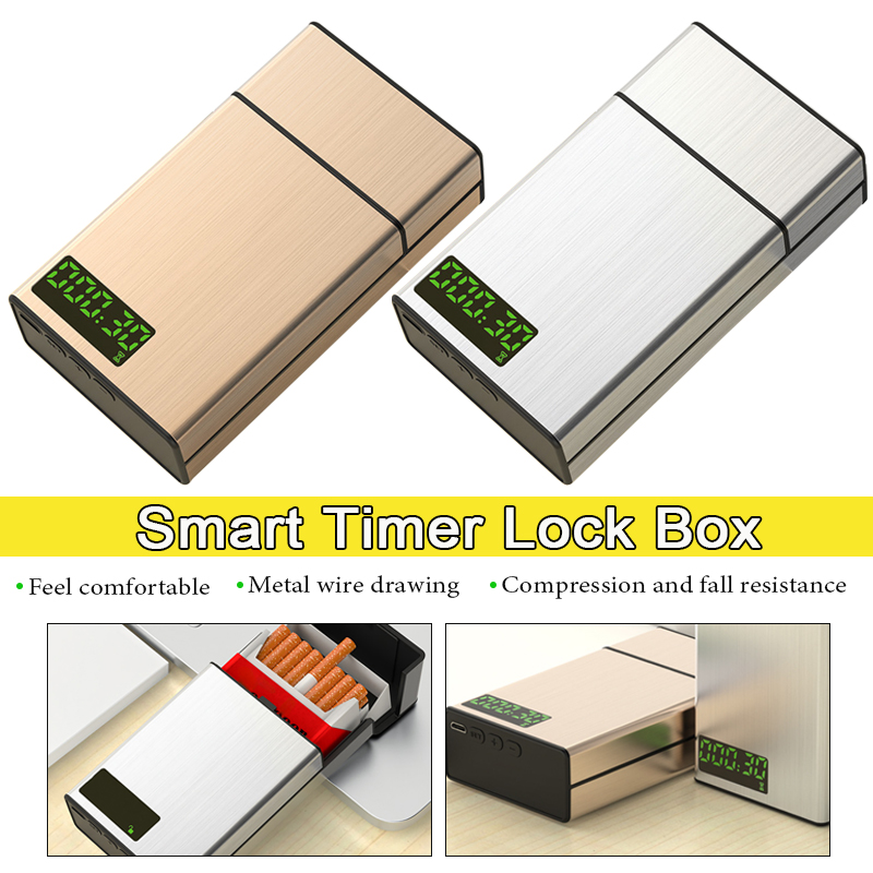 Smart Cigarette Box Aluminum S - Smoke Stopper ulasan dan harga