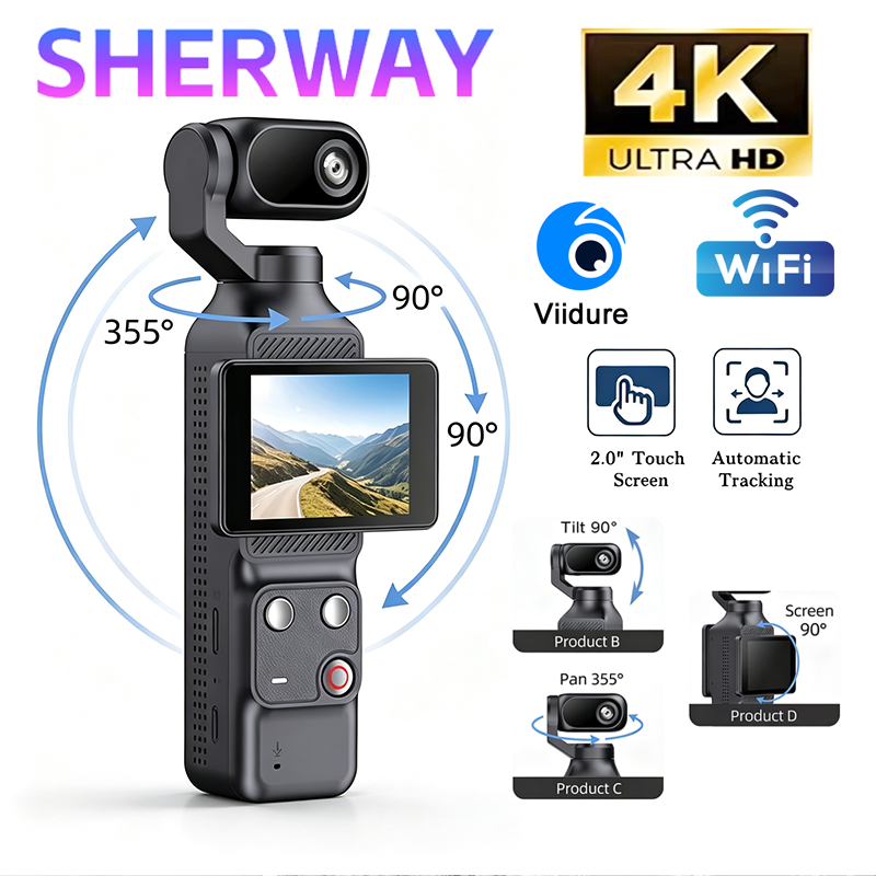 4K/1080P Gimbal Action Camera  - Runcam Camera ulasan dan harga