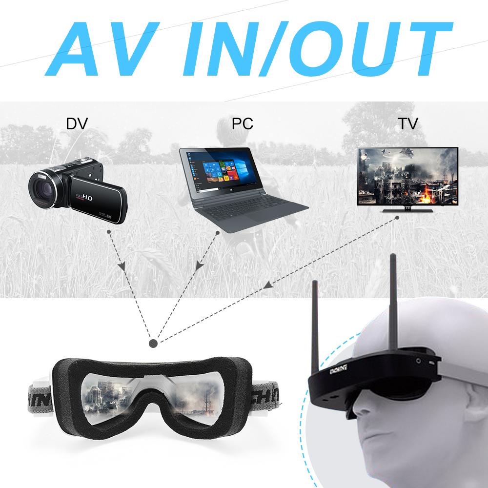 Eachine EV100 720*540 5.8G 72C - Fpv Goggles ulasan dan harga
