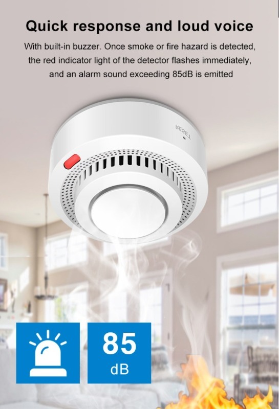 EWelink Zigbee Smart Smoke Ala - Smoke Stopper ulasan dan harga