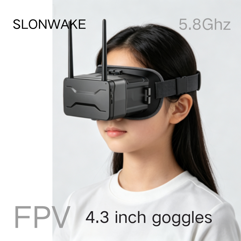 5.8G FPV Goggles 4.3 Inch 480* - Fpv Goggles ulasan dan harga