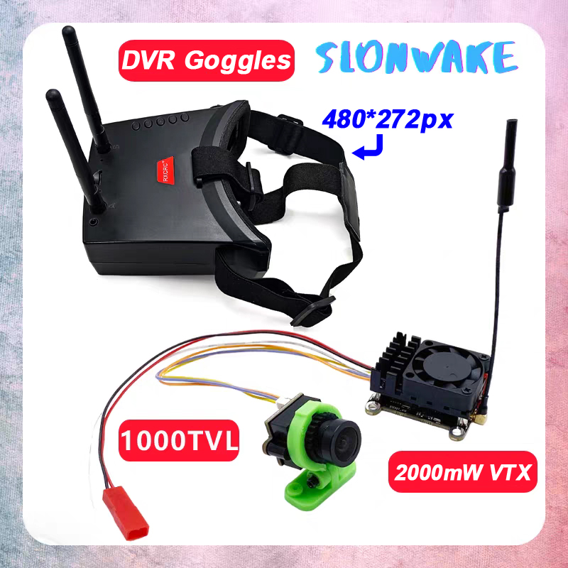 Over 20Km Range 5.8Ghz 2W FPV  - Fpv Goggles ulasan dan harga