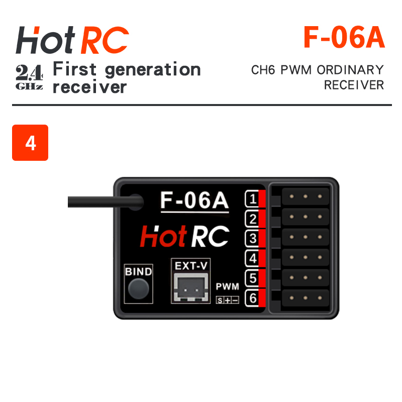 HOTRC 2.4Ghz Receivers F-01A F - Radio Transmitter 2.4Ghz ulasan dan harga
