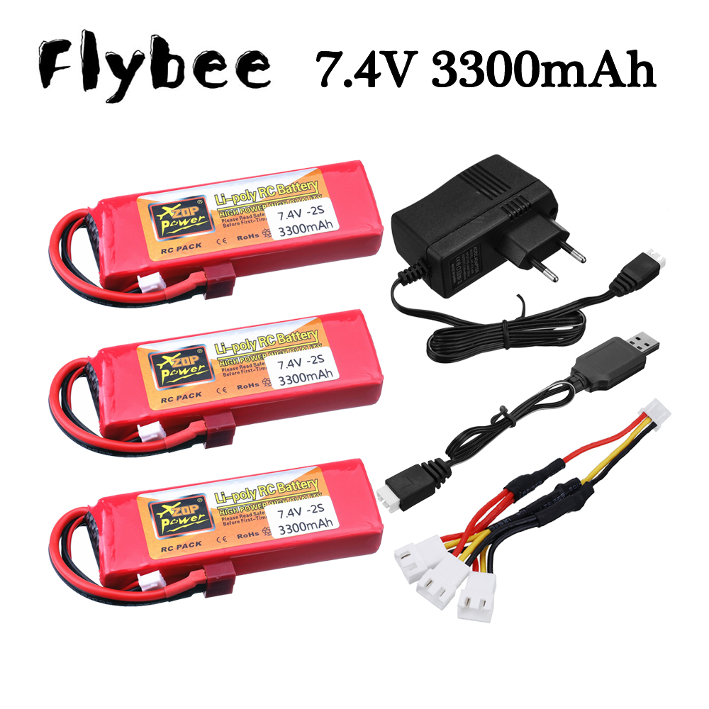 2S 7.4V 3300mAh Lipo Battery C - Balance Charger Rc ulasan dan harga